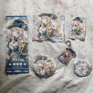 Genshin Impact Narvia Laser Ticket/Pins/Badge/Keychain Lot Honkai Star Rail 3rd